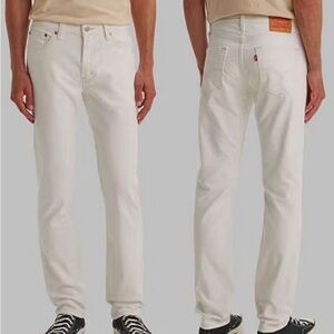 Levi's Men’s 513 Slim Fit White Denim Jeans